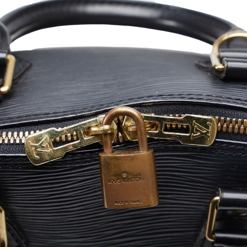 Louis Vuitton Epi Alma Handbag M52142 Noir Black Leather