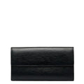 Louis Vuitton Epi Portefeuil Sara Long Wallet M63742 Noir Black
