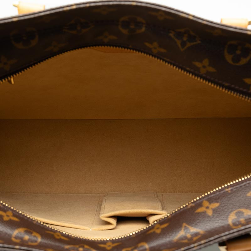Louis Vuitton Monogram Luco Tote Bag Shoulder Bag M51155 Brown