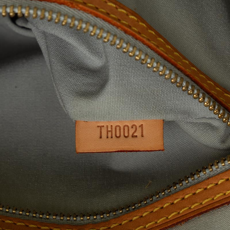 Louis Vuitton Monogram Verni Reed MM Handbag M91141 Patent Leather