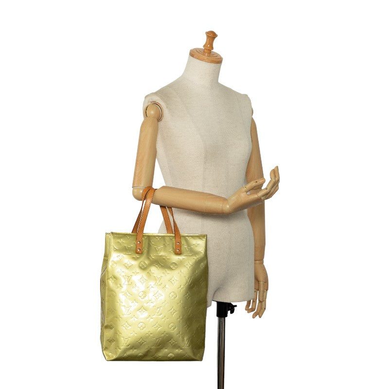 Louis Vuitton Monogram Verni Reed MM Handbag M91141 Patent Leather