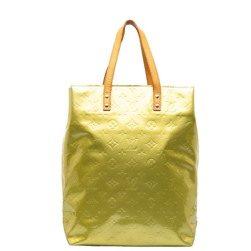 Louis Vuitton Monogram Verni Reed MM Handbag M91141 Patent Leather