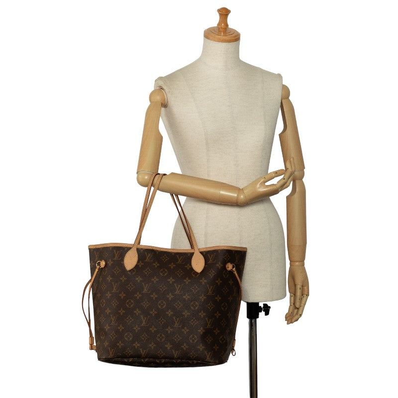 Louis Vuitton Monogram Neverfull MM Shoulder Bag Tote Bag M40995
