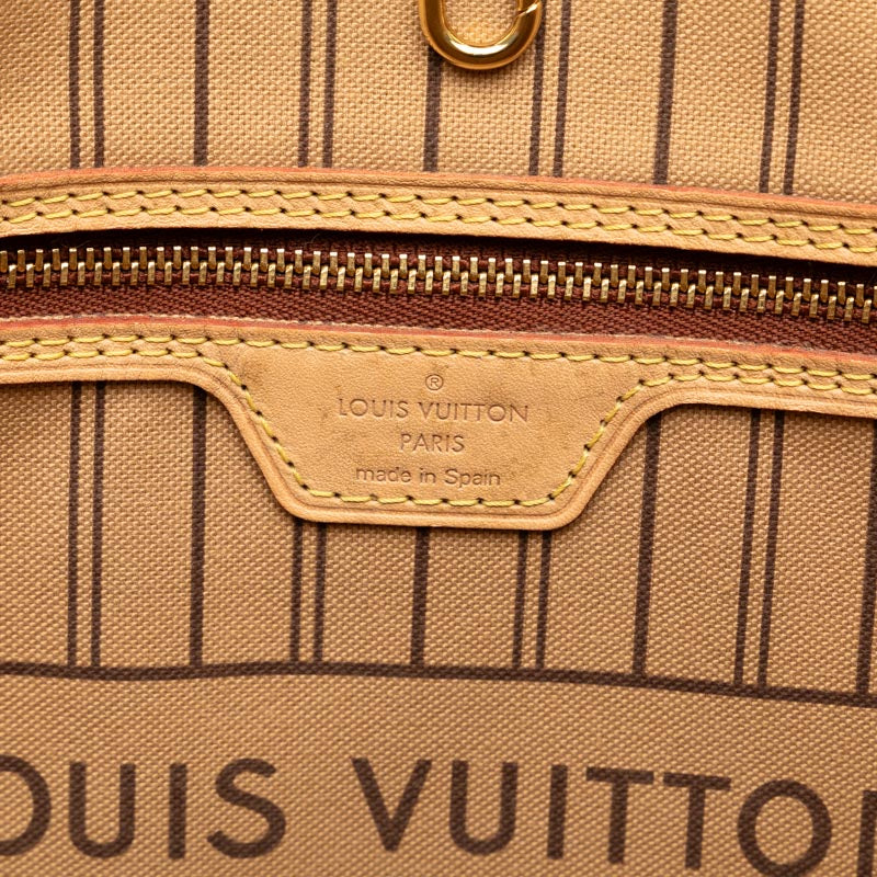 Louis Vuitton Monogram Neverfull MM Shoulder Bag Tote Bag M40995