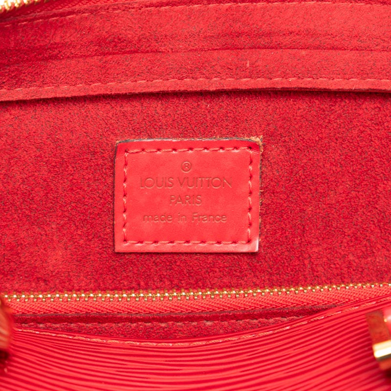 Louis Vuitton Epi Pont Neuf Handbag M52057 Castilian Red Leather