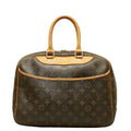 Louis Vuitton Monogram Deauville Handbag M47270 Brown