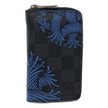 Louis Vuitton Blue Canvas Christopher wallet accessories