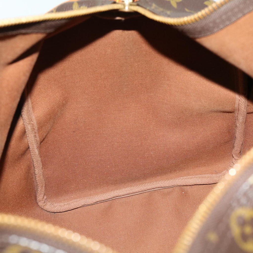 Louis Vuitton Brown Canvas Keepall 45 travel bag