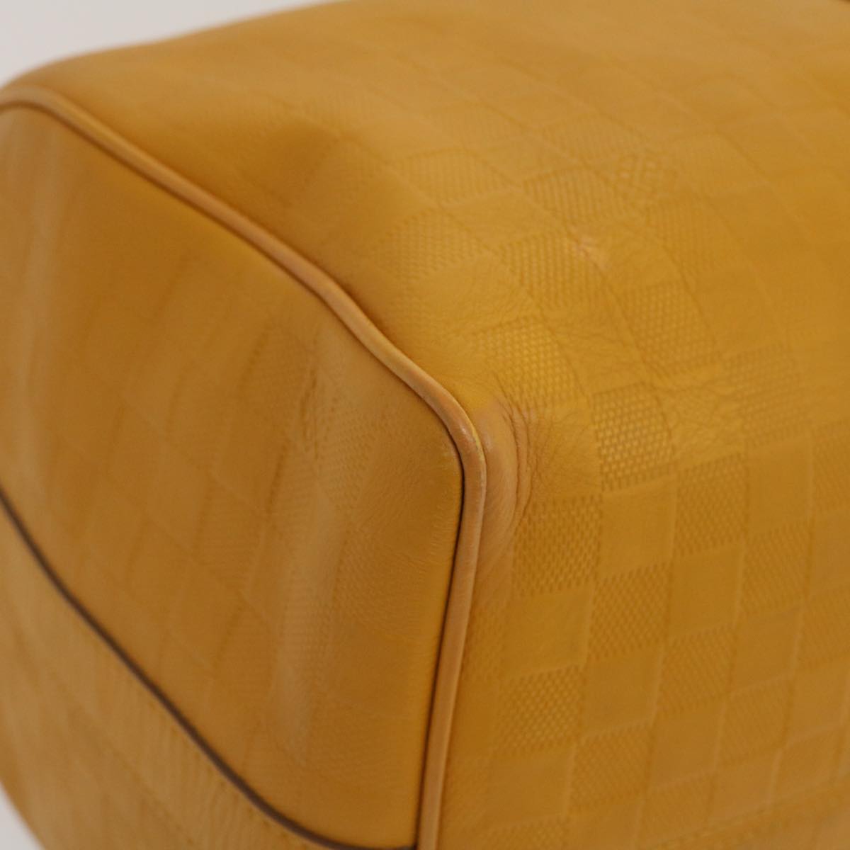 Louis Vuitton Yellow Leather Keepall 45 travel bag