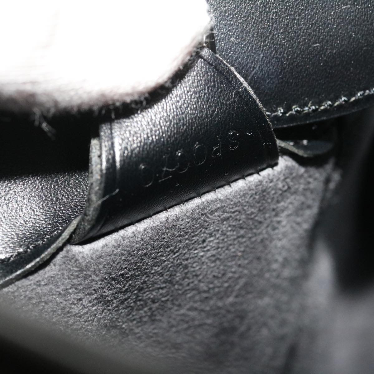 Louis Vuitton Black Leather Verseau shoulder bag