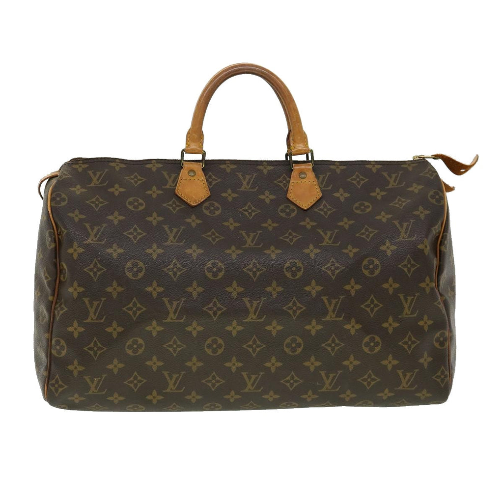 Louis Vuitton Brown Canvas Speedy 40 handbag bag