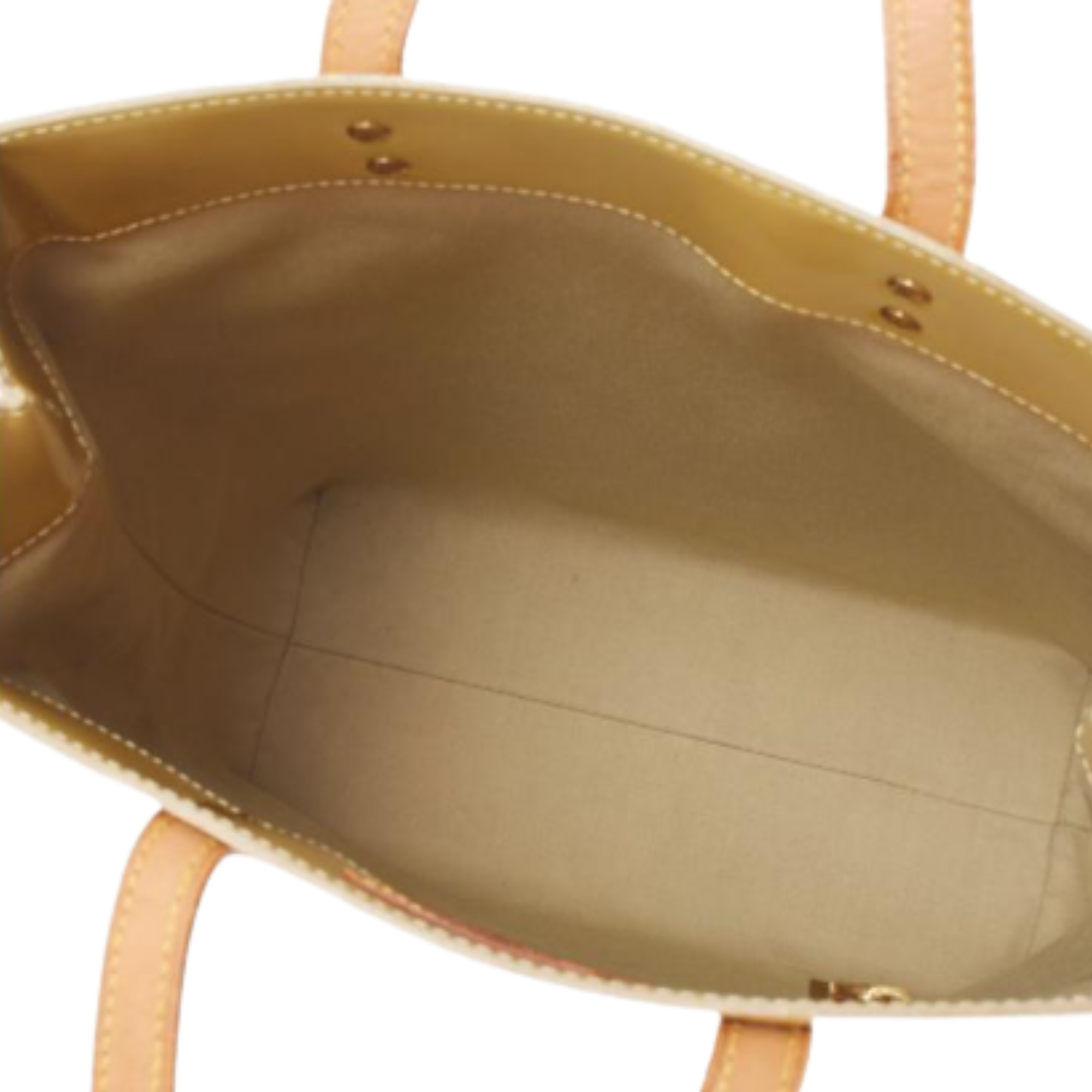 Louis Vuitton Beige Patent leather Reade handbag bag
