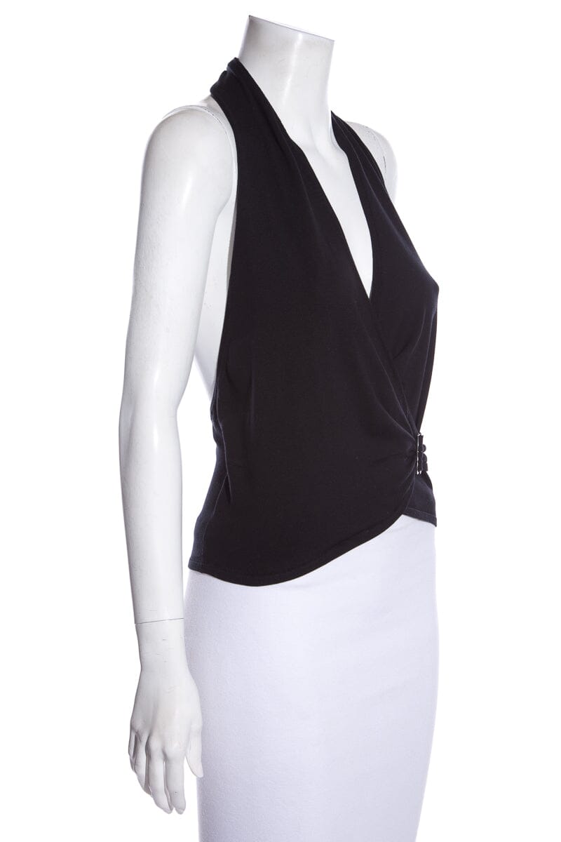 Gucci Black Halter Top SZ M
