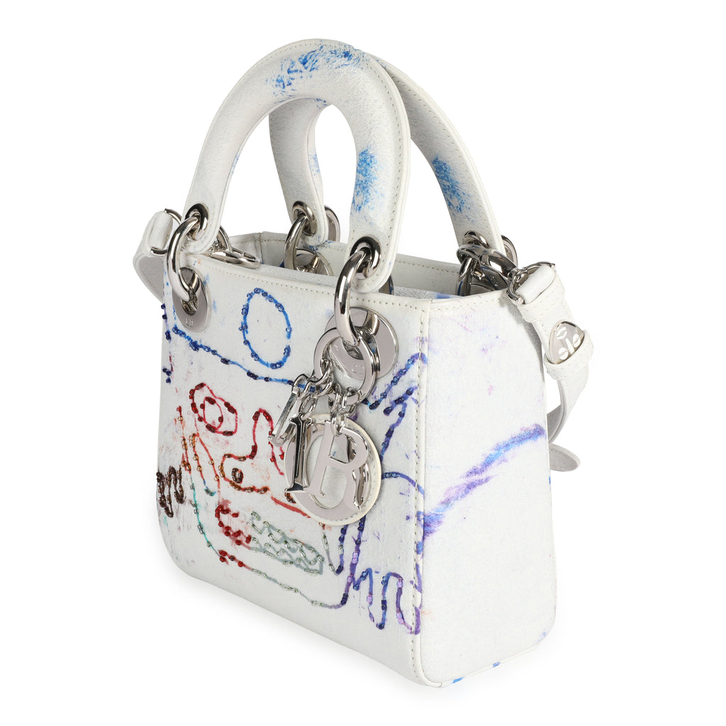 CHRISTIAN DIOR X Spencer Sweeney Limited Edition Multicolor Mini Lady Bag