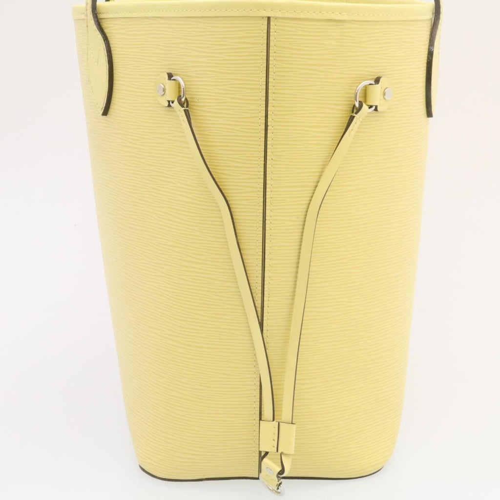 Louis Vuitton Yellow Leather Neverfull MM tote bag