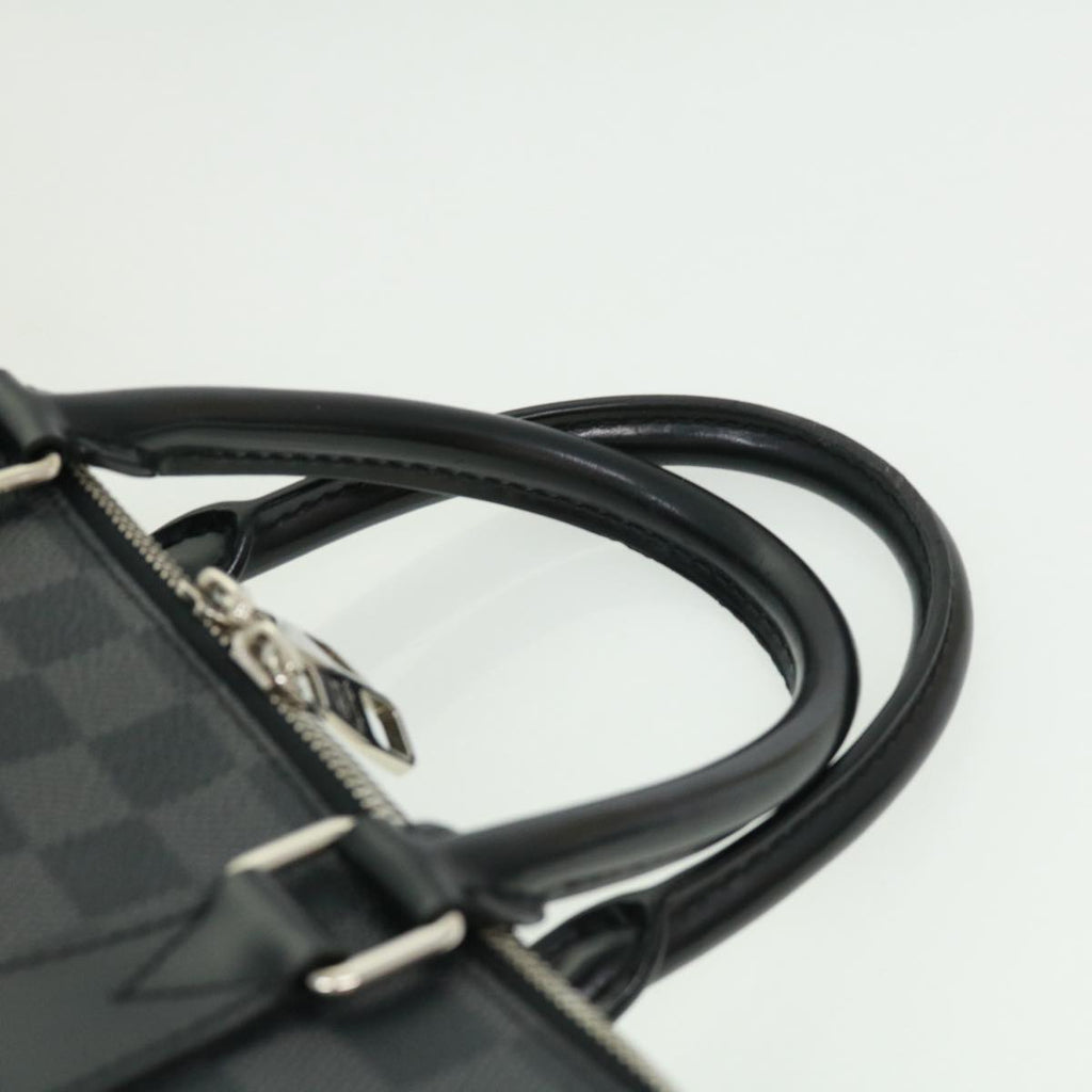 Louis Vuitton Black Canvas Porte documents Jour briefcase bag