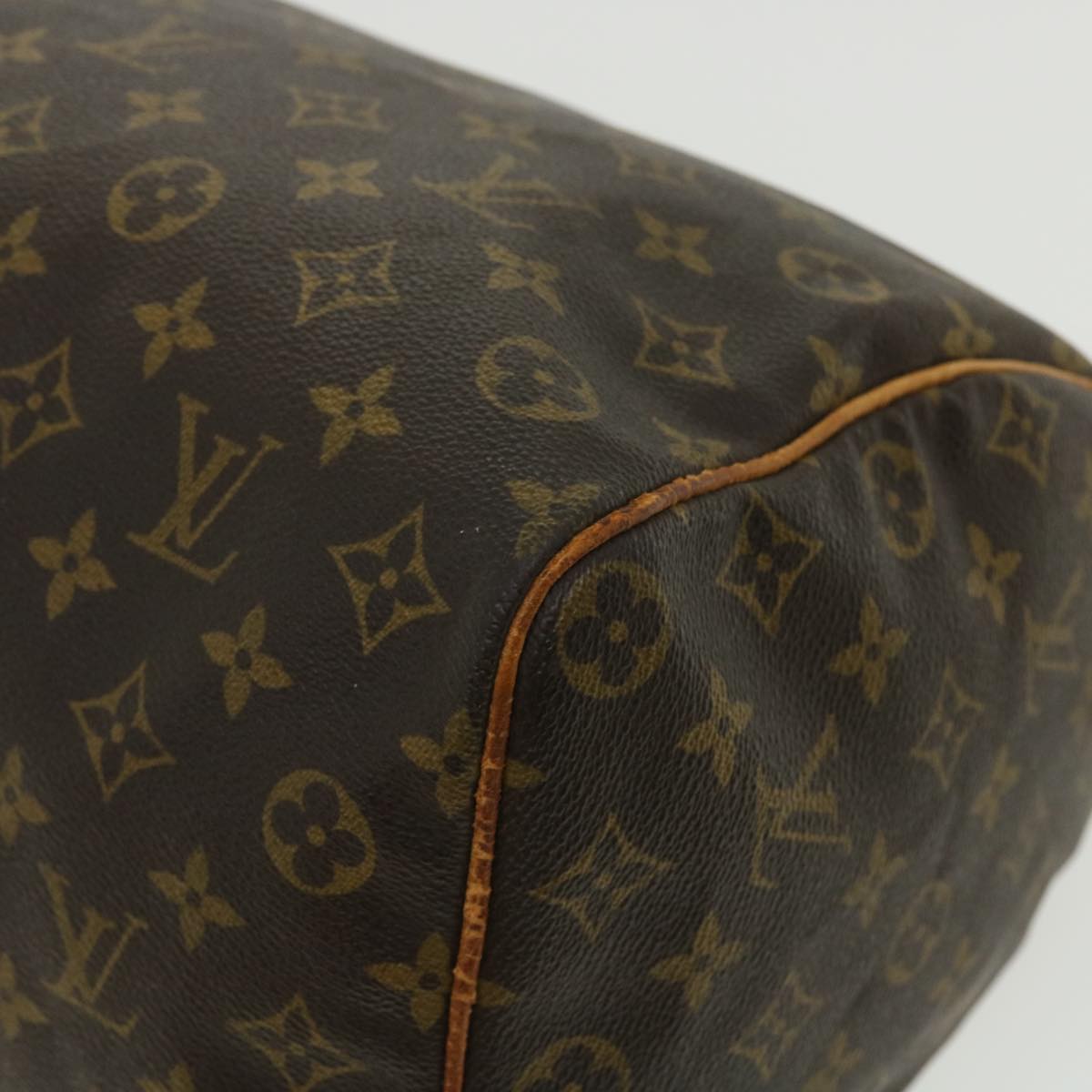 Louis Vuitton Brown Canvas Speedy 35 handbag bag