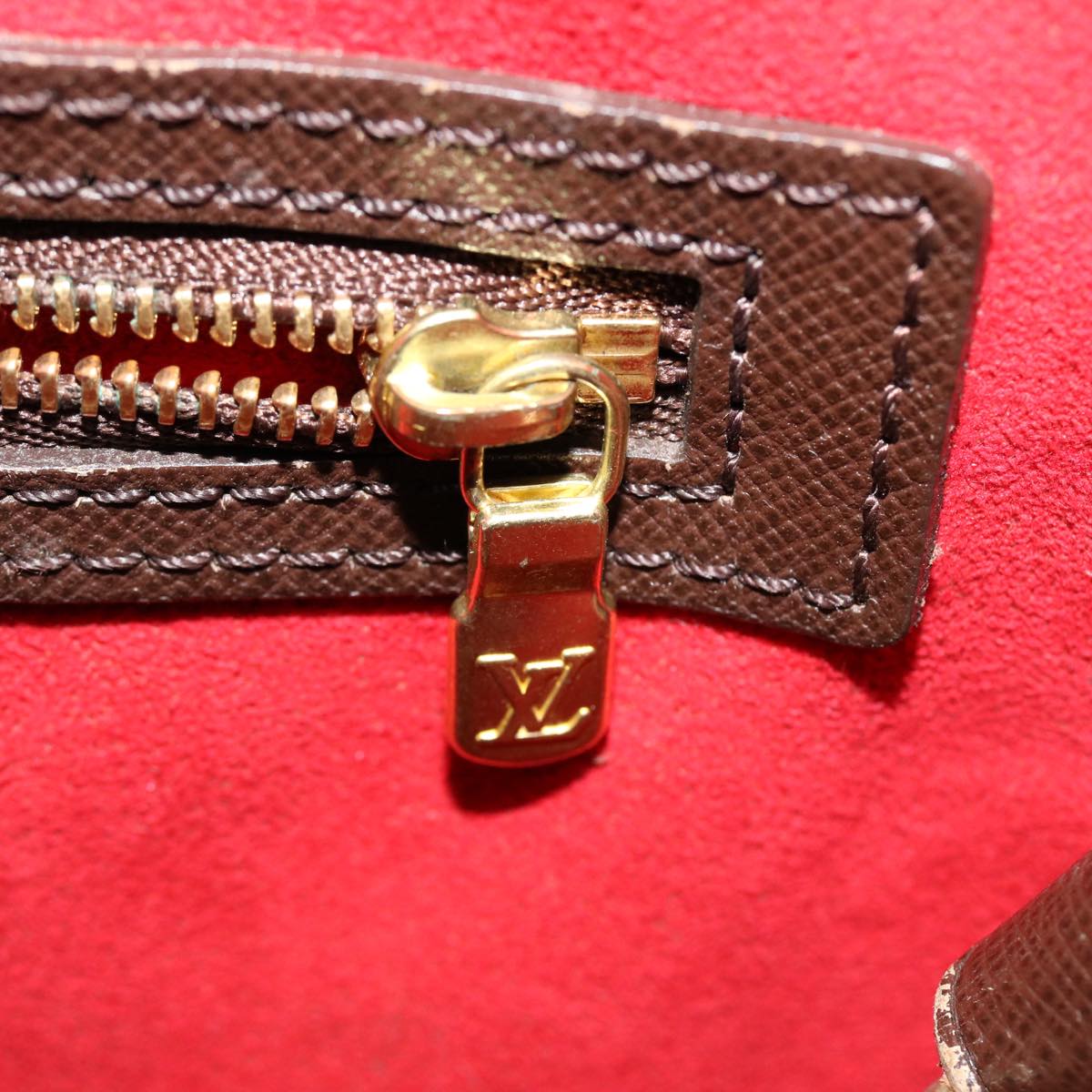 Louis Vuitton Brown Canvas Bucket shoulder bag