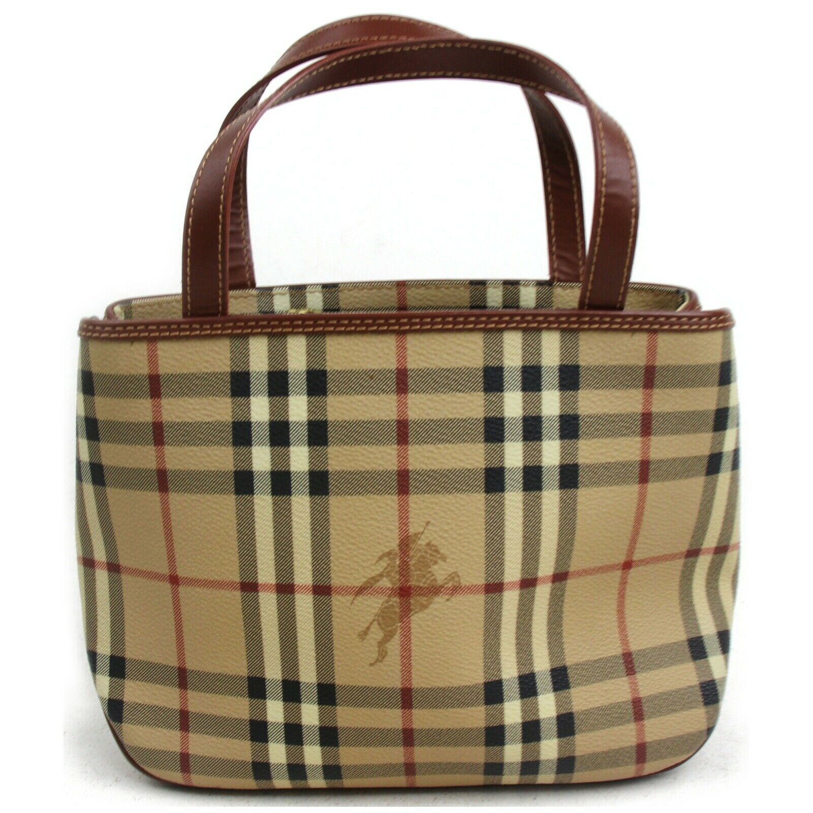 Brand Inspired Burberry London Hand Bag Beige PVC (SHC7-10025)