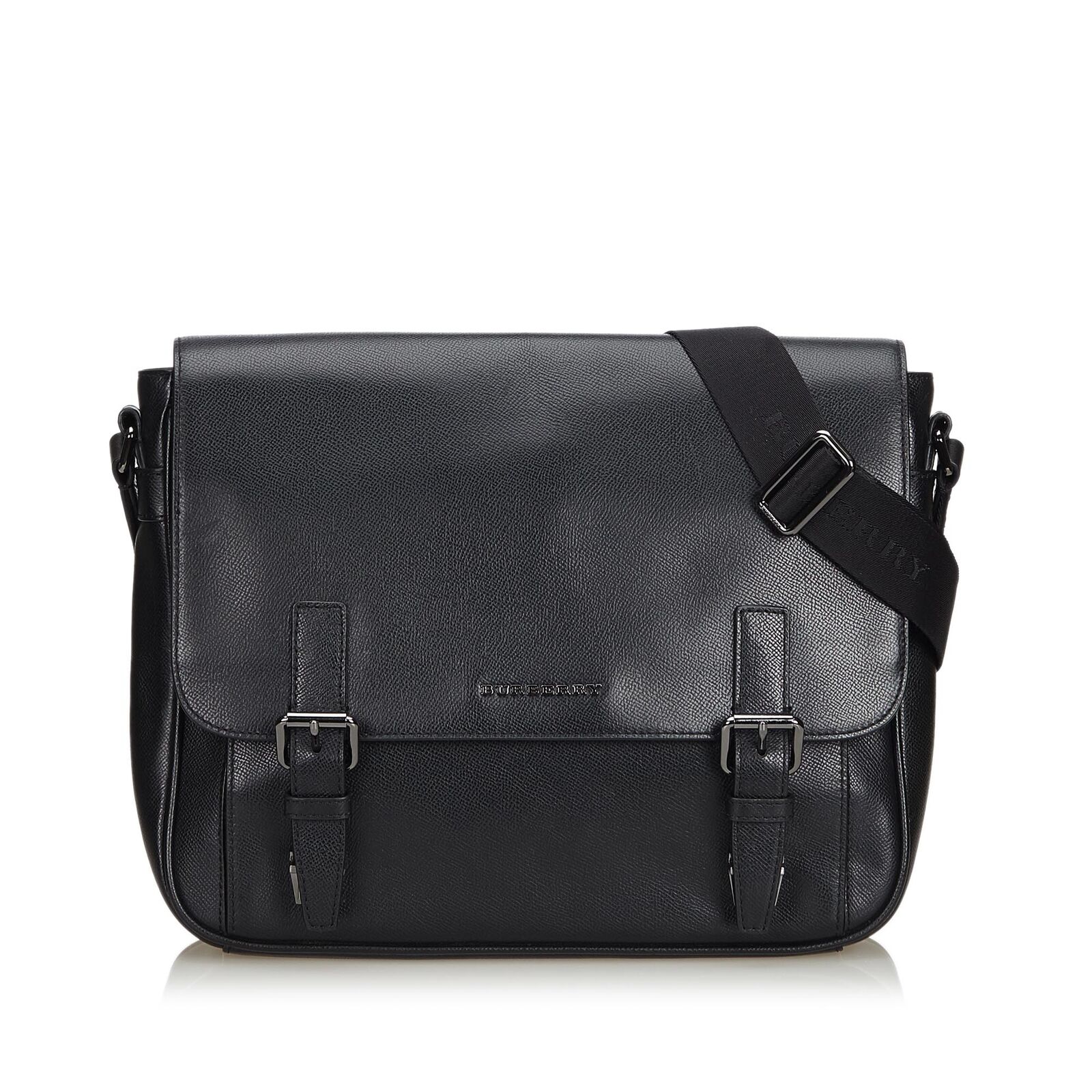 Pre-Loved Burberry Black Others Leather Crossbody Bag United Kingdom