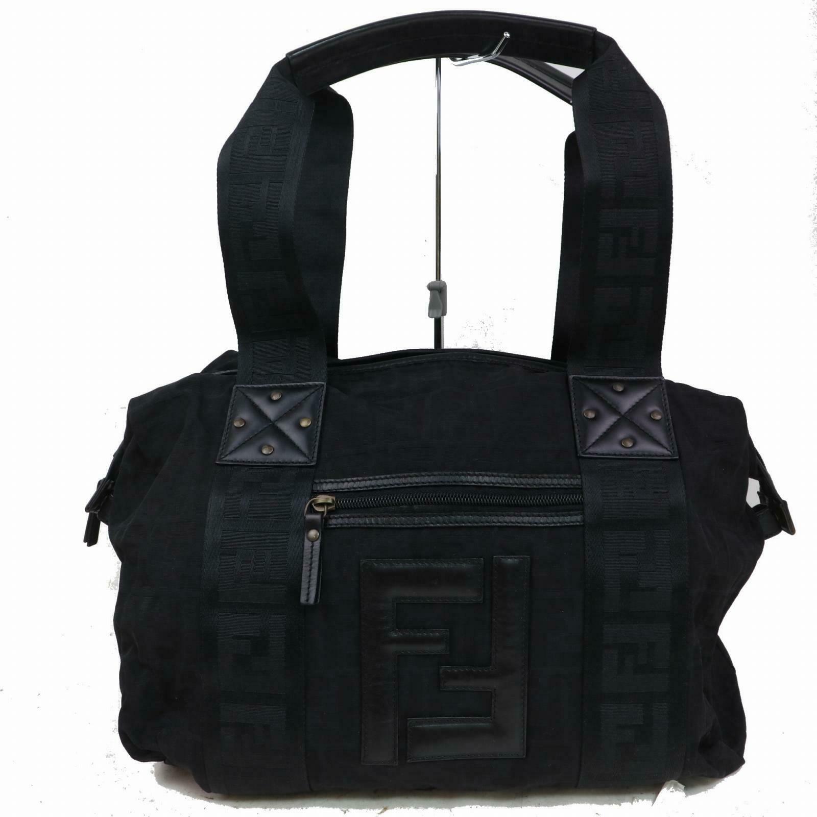 Fendi Shoulder Bag Black Nylon (SHC1-14524)