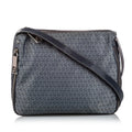 Pre-Loved Fendi Gray Nylon Fabric Zucchino Crossbody Bag ITALY