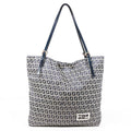 Fendi Bag Blue Zucchino FF Canvas Tote
