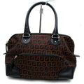 Indistinguishable  Fendi Hand Bag Brown Zukka Nyron (SHC7-10433)