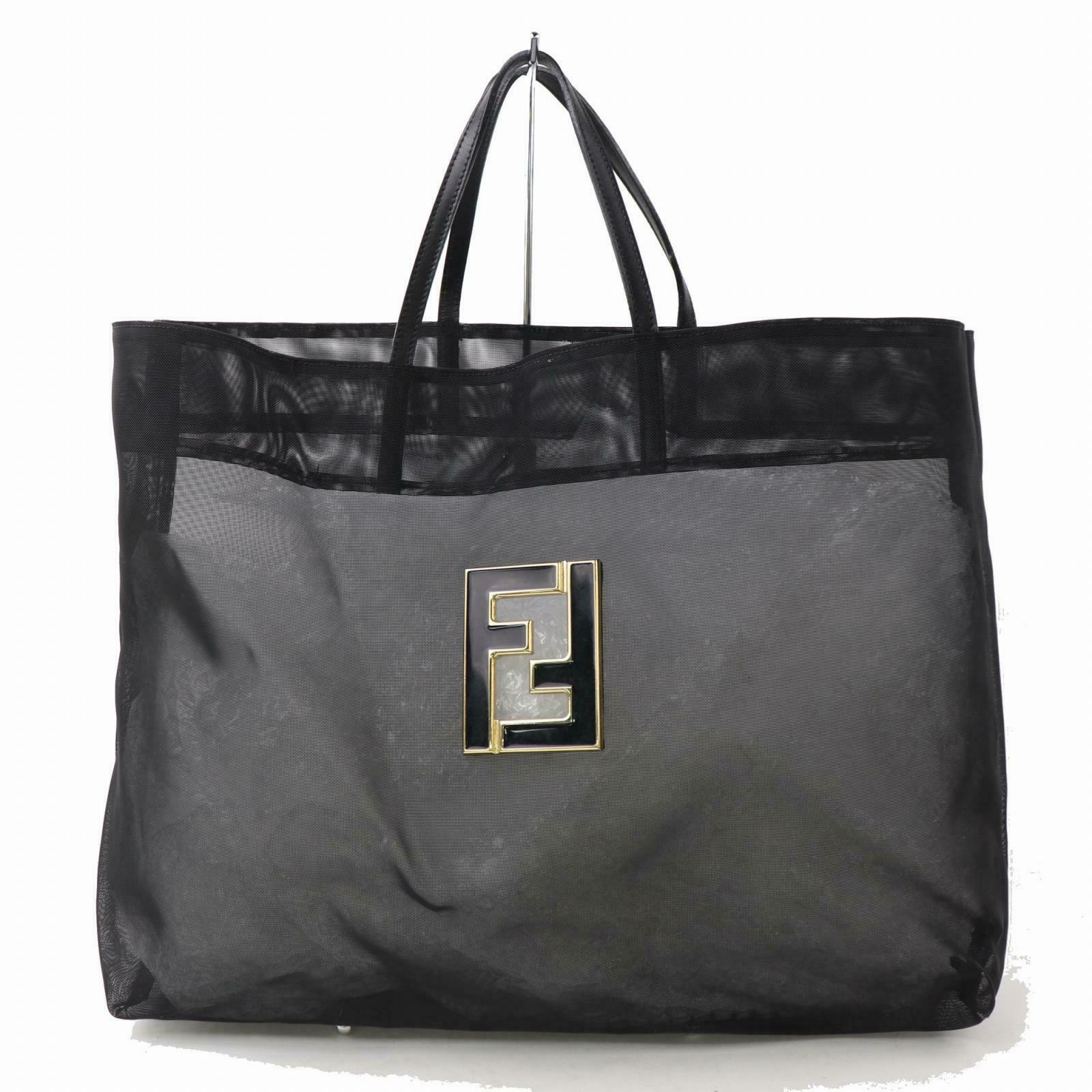 Indistinguishable  Fendi Hand Bag Black Nylon (SHC1-15619)