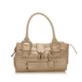Pre-Loved Burberry Brown Beige Others Leather Boston Bag United Kingdom