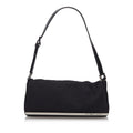 Pre-Loved Fendi Black Chemical Fiber Fabric Baguette Italy