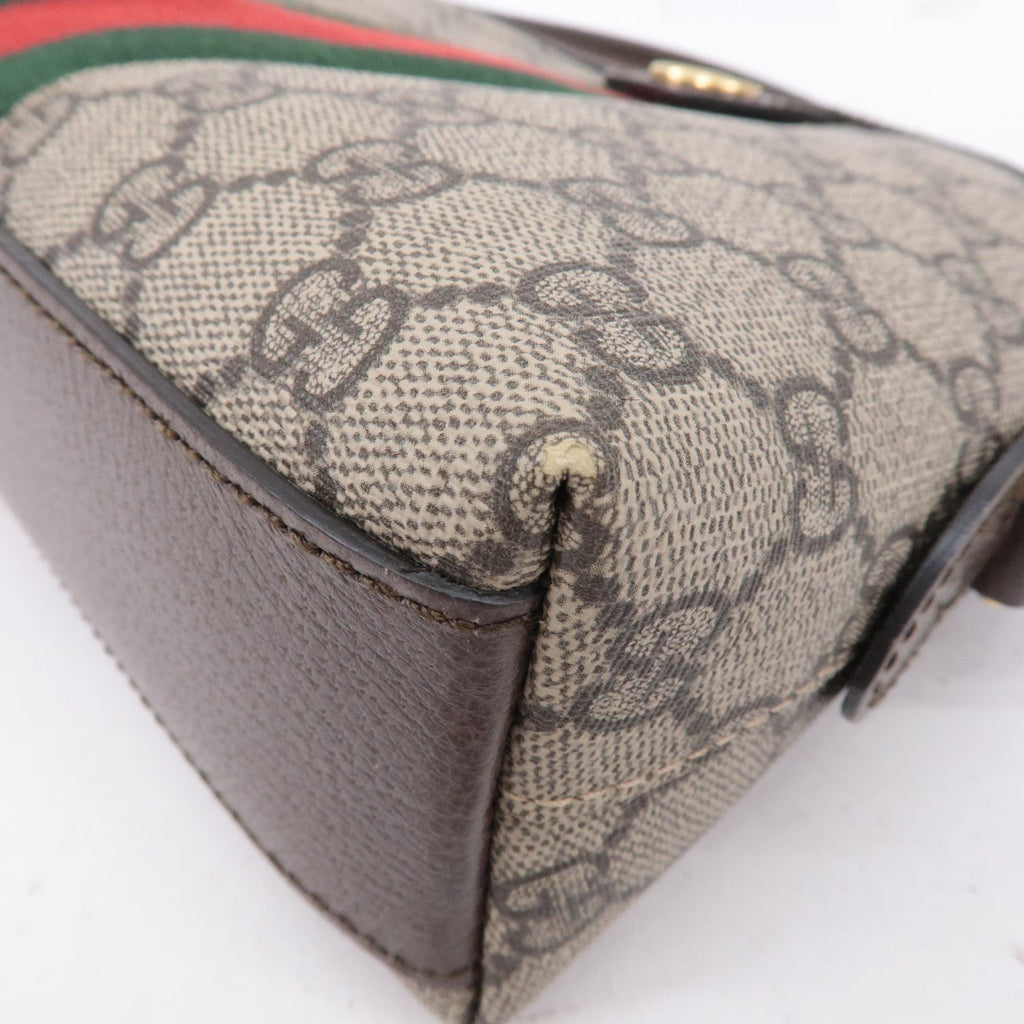 GUCCI Ophidia GG Supreme Leather Shoulder Bag 499621