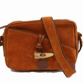 Indistinguishable  Fendi Shoulder Bag Brown Suede Leather (SHC1-14262)