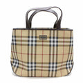 Brand Inspired Burberry Hand Bag Beige PVC (SHC1-15053)