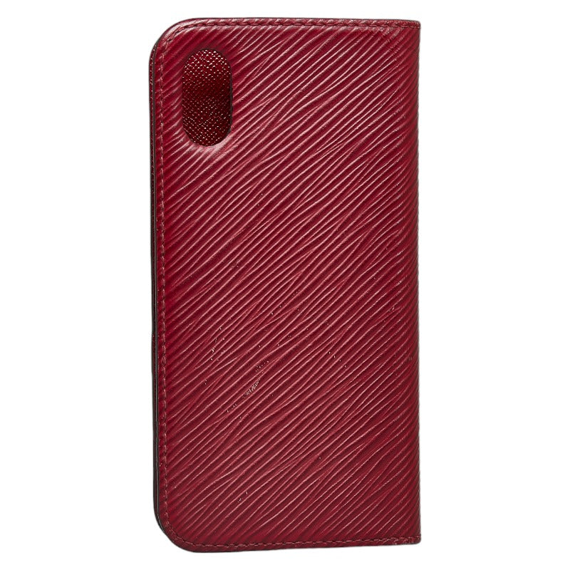 Louis Vuitton Epic Folio iPhone Case X & XS Handbook M64468 Fushai Red Leather  Louis Vuitton