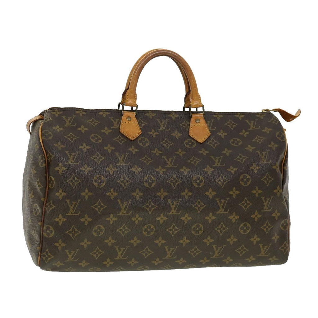 Louis Vuitton Brown Canvas Speedy 40 handbag bag