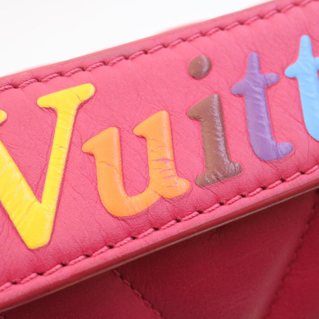 Louis Vuitton Pink Leather New wave shoulder bag