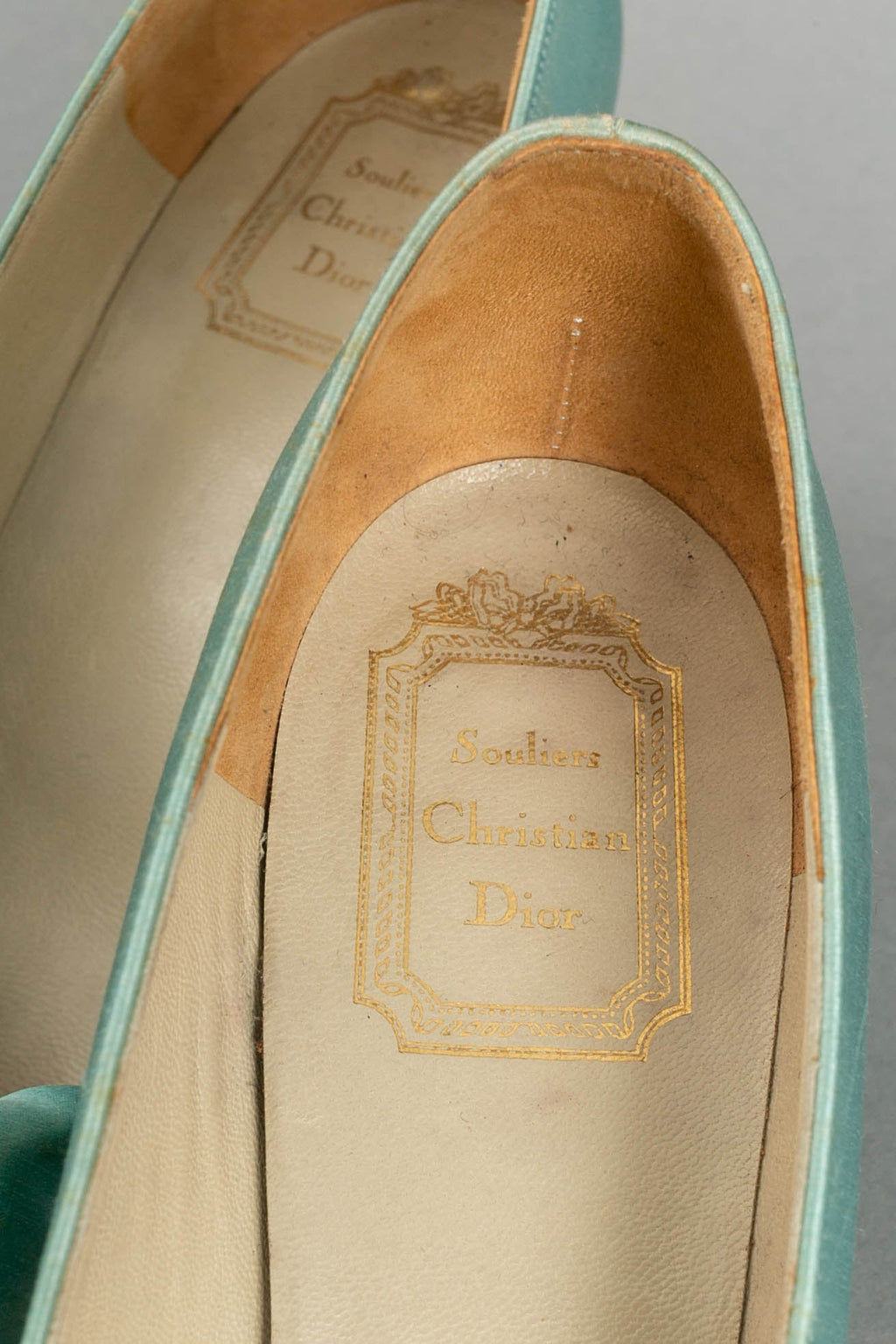 Escarpins en soie Christian Dior