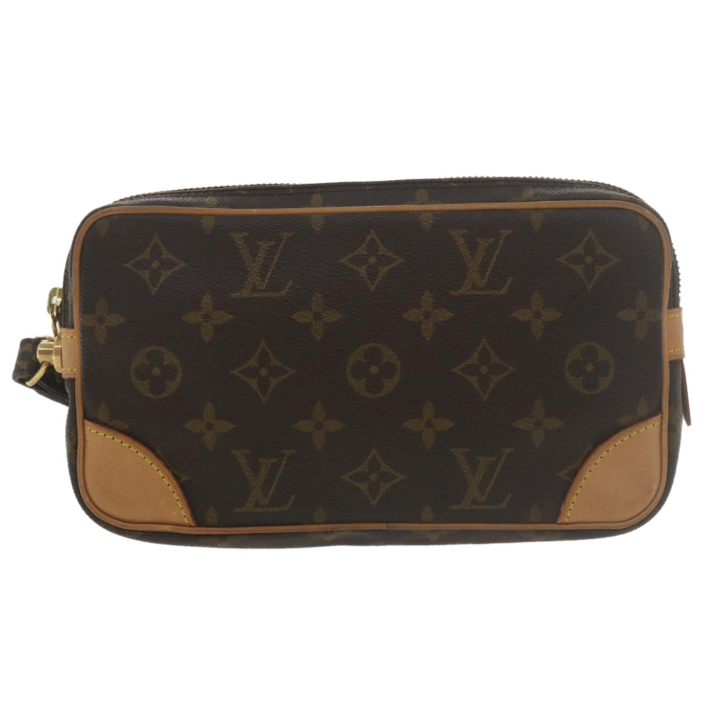 Louis Vuitton Brown Canvas Marly Dragonne clutch bag