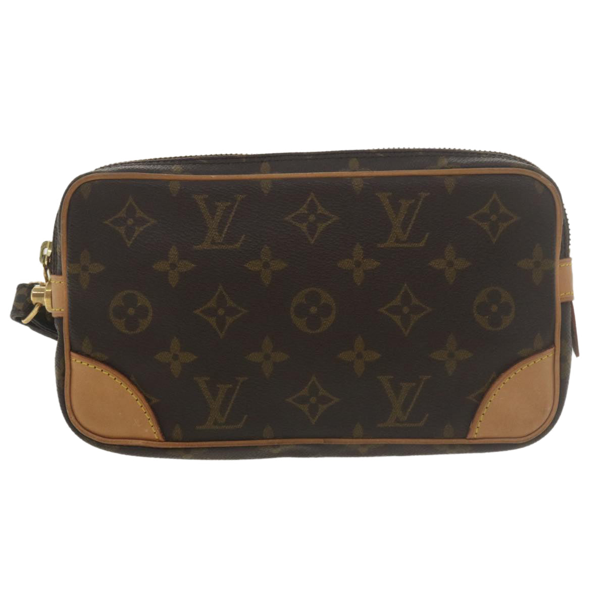 Louis Vuitton Brown Canvas Marly Dragonne clutch bag
