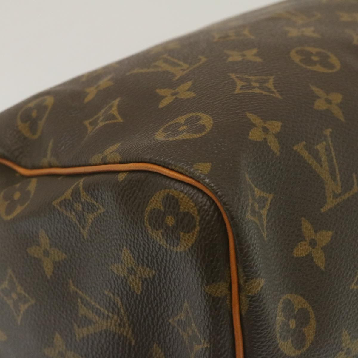 Louis Vuitton Gray Canvas Speedy 35 handbag bag