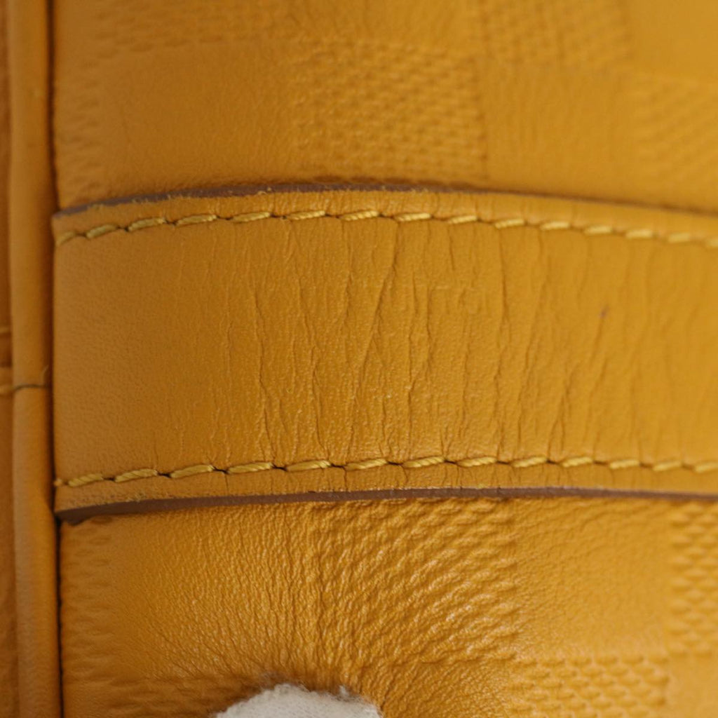 Louis Vuitton Yellow Leather Keepall 45 travel bag