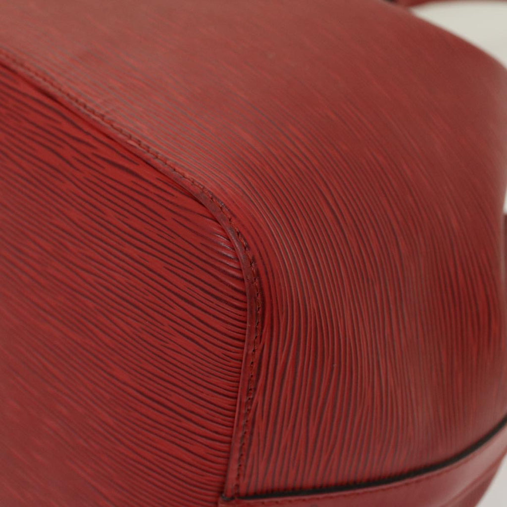 Louis Vuitton Red Leather Noe shoulder bag