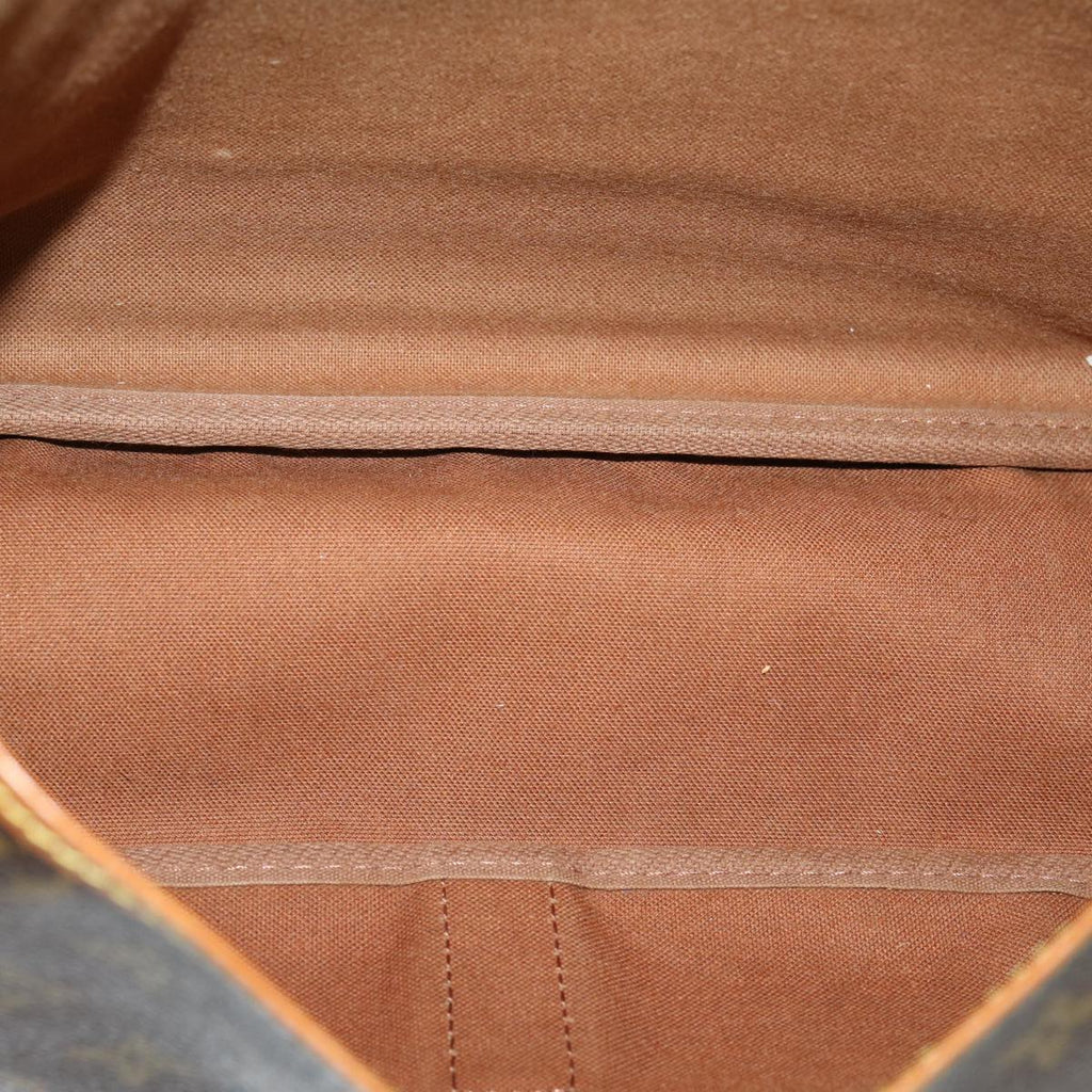 Louis Vuitton Brown Canvas Saumur 35 shoulder bag