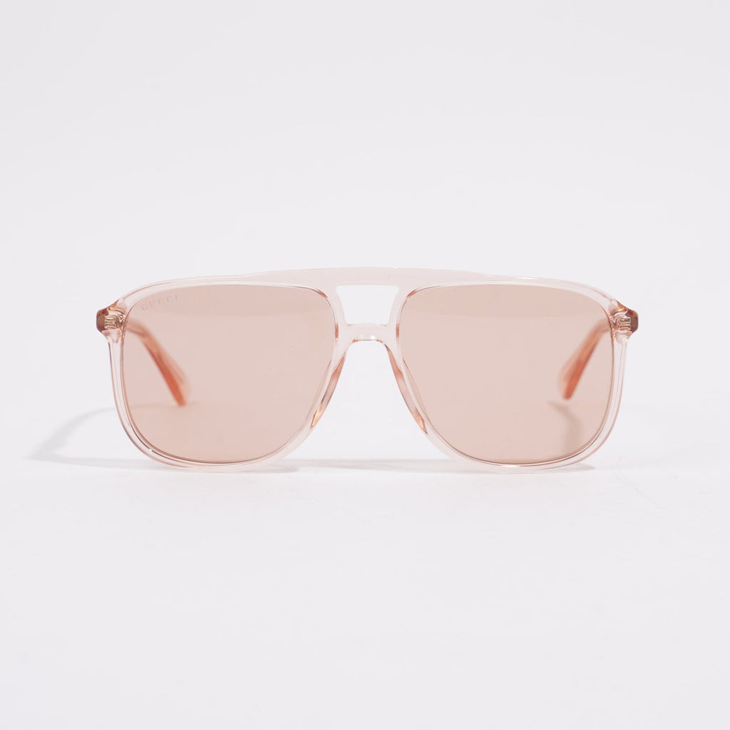 Gucci Womens GG0262S Sunglasses Pink 145