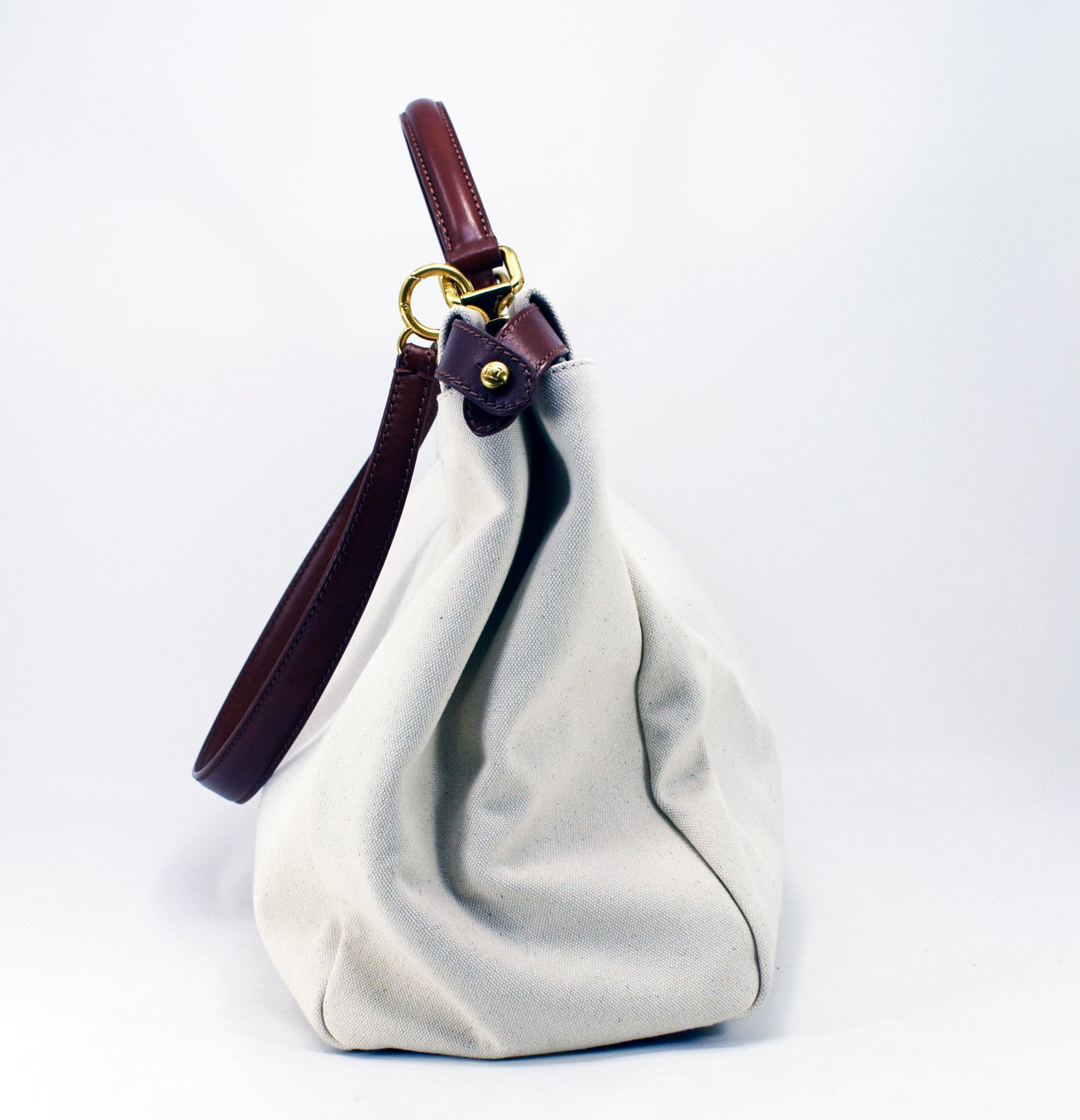 Fendi Peekaboo Large Canvas Handbag