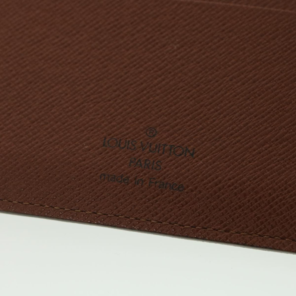 Louis Vuitton Brown Canvas Agenda cover wallet accessories
