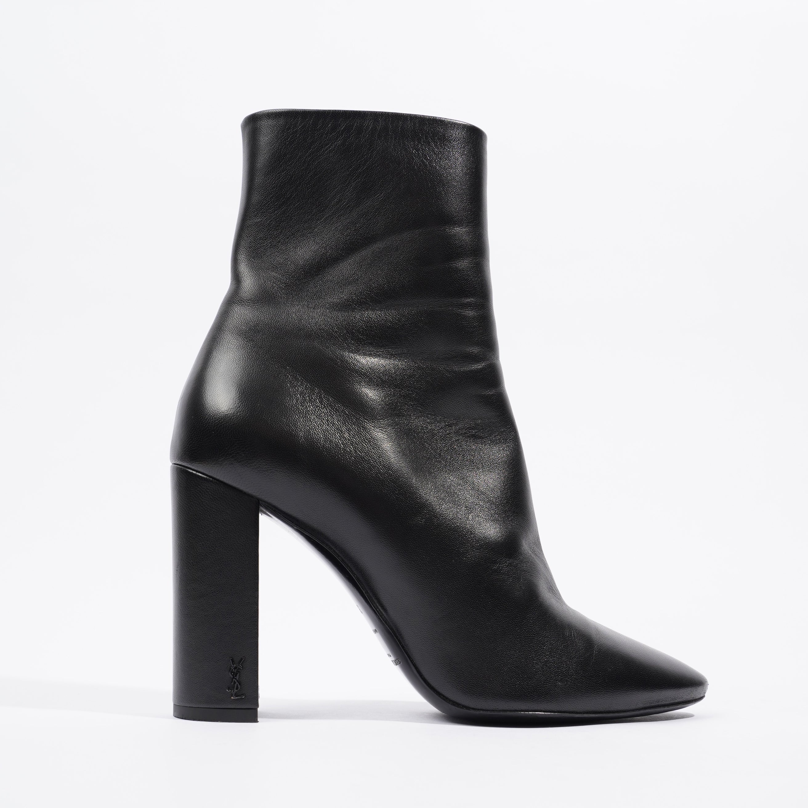 Saint Laurent Lou 95 Boots Black Leather EU 39 UK 6