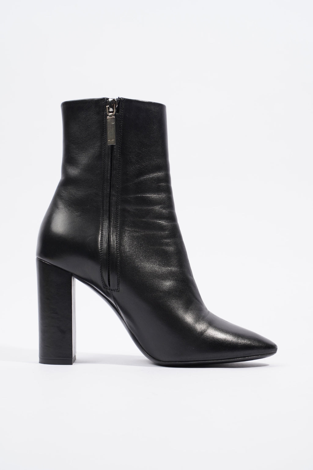 Saint Laurent Lou 95 Boots Black Leather EU 39 UK 6