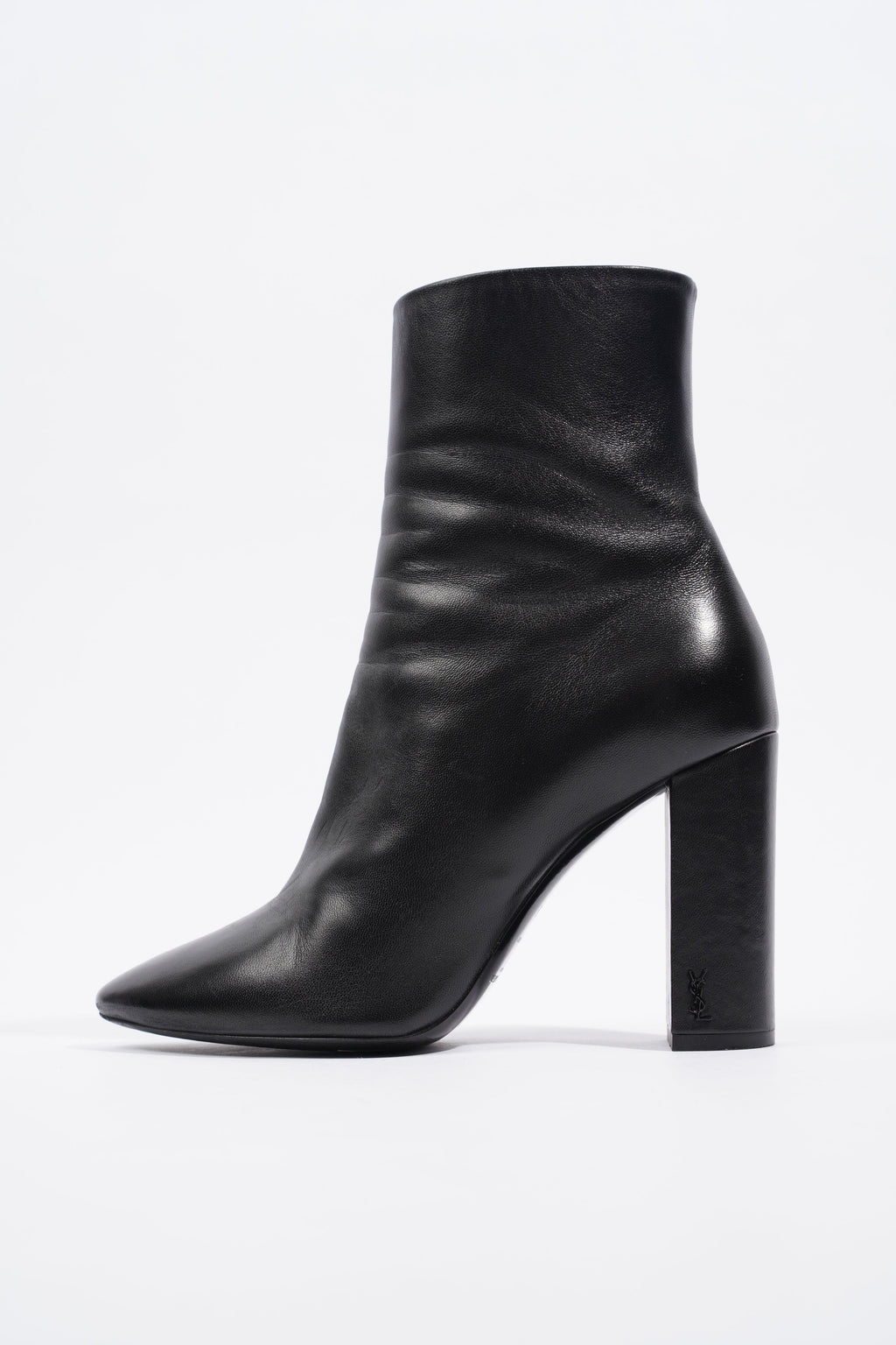 Saint Laurent Lou 95 Boots Black Leather EU 39 UK 6